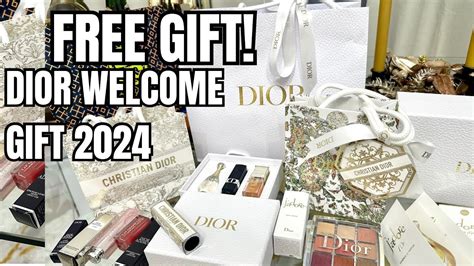 dior silver welcome gift|dior birthday gift free.